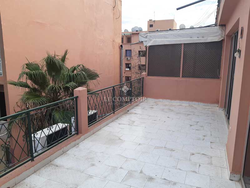Le Comptoir Immobilier Agence Immobiliere Marrakech APPARTEMENT Coeur Gueliz Terrasse Marrakech 6 1