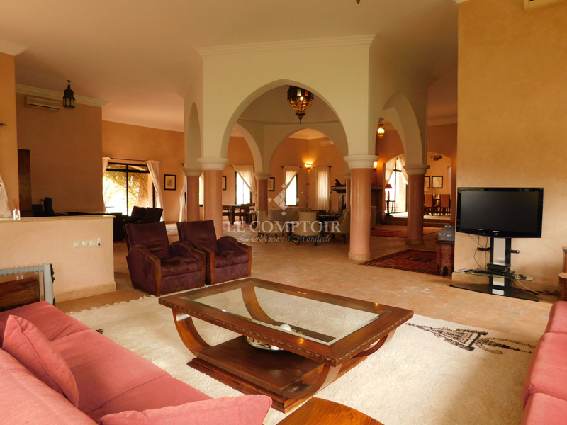 Le Comptoir Immobilier Agence Immobiliere Marrakech Achat Villa Babatlas Salon 1