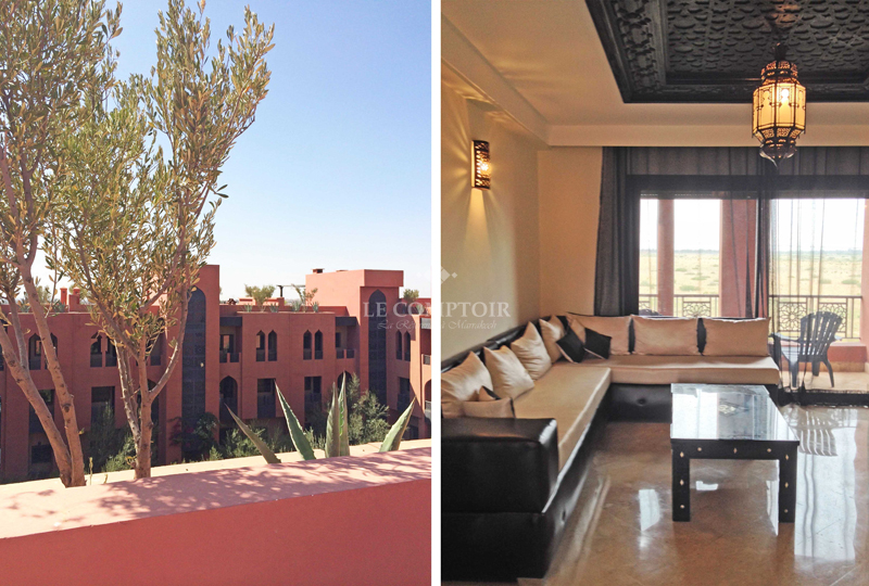 Le Comptoir Immobilier Agence Immobiliere Marrakech Appartement Magnifique Vue Piscine Collective Belle Residence Marrakech 5