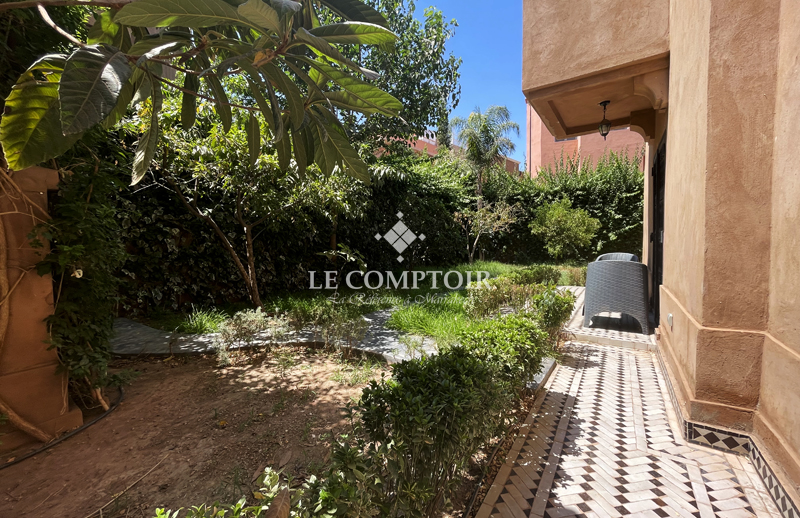 Le Comptoir Immobilier Agence Immobiliere Marrakech Appartement Standing Rez De Jardin Targa Residence Securisee Piscine Spacieux Marrakech 12
