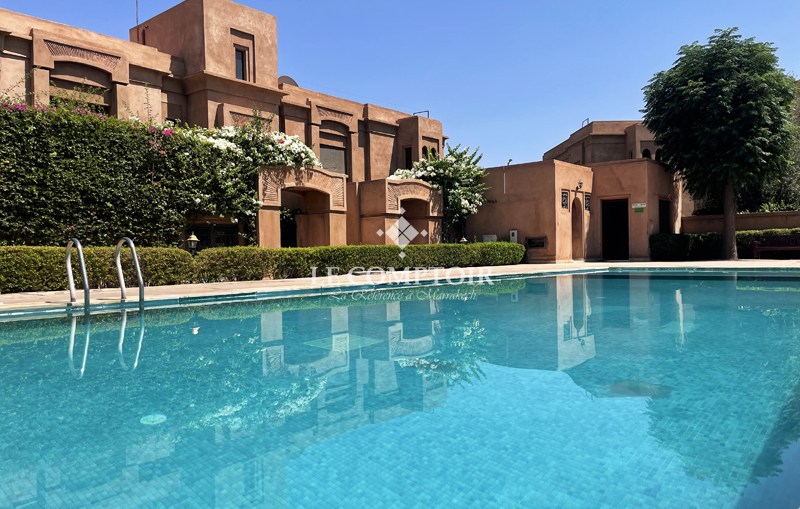 Le Comptoir Immobilier Agence Immobiliere Marrakech Appartement Standing Rez De Jardin Targa Residence Securisee Piscine Spacieux Marrakech 19