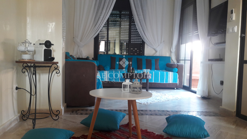 Le Comptoir Immobilier Agence Immobiliere Marrakech Appartement Terrasse Piscine Collective Meuble Vente Location Piscine 5