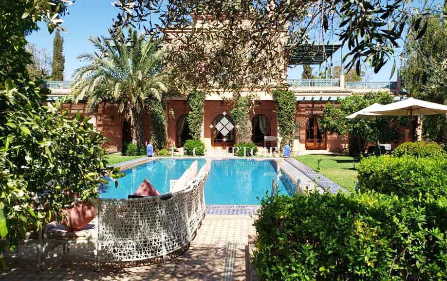 Le Comptoir Immobilier Agence Immobiliere Marrakech Palmeraie Location Villa Standing Prestige Marrakech Agence Immobiliere Louer Piscine 2
