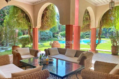 Vente Villa Marrakech Le Comptoir Immobilier Agence Immobiliere Marrakech Palmeraie Villa Triangle Dor Individuelle Marrakech Luxe 3