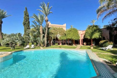 Vente Villa Marrakech Le Comptoir Immobilier Agence Immobiliere Marrakech Palmeraie Villa Triangle Dor Individuelle Marrakech Luxe 7