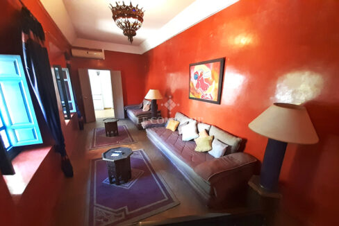 Le Comptoir Immobilier Agence Immobiliere Marrakech Patio Salon Marocain Riad Medina Marrakech 6