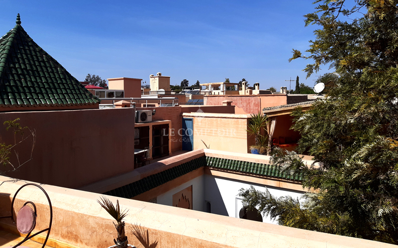 Le Comptoir Immobilier Agence Immobiliere Marrakech Terrasse Riad Roof Top Medina Marrakech 1
