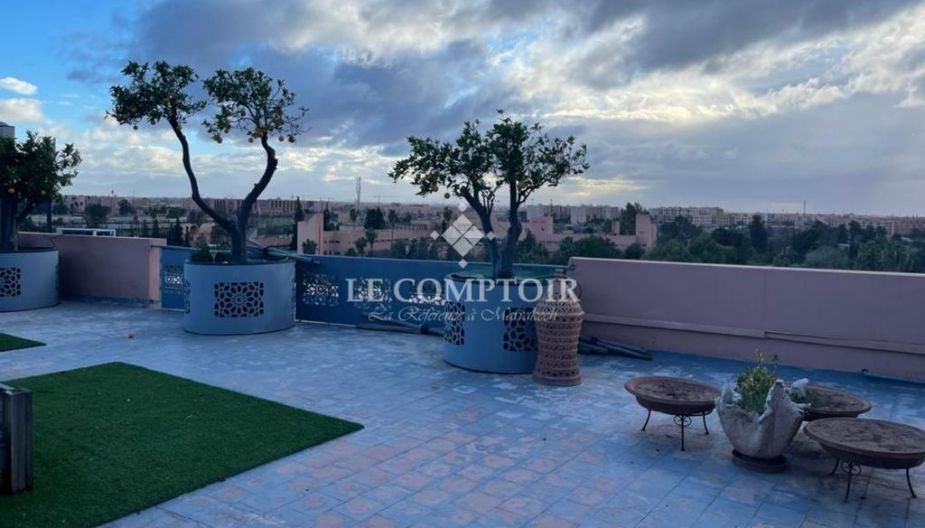 Le Comptoir Immobilier Agence Immobiliere Marrakech Vente Appartement Marrakech Terrasse 2