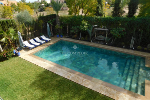 Le Comptoir Immobilier Agence Immobiliere Marrakech Vente Magnifique Villa Moderne Meuble Privative Avec Piscine Prive 41