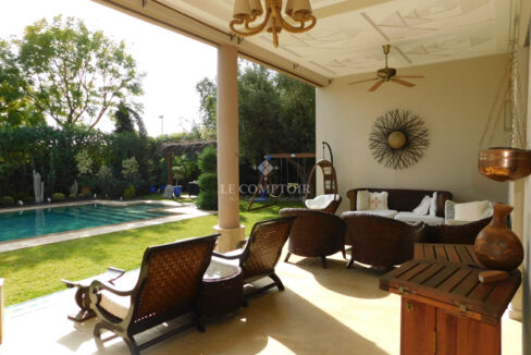 Le Comptoir Immobilier Agence Immobiliere Marrakech Vente Magnifique Villa Moderne Meuble Privative Avec Piscine Prive 5