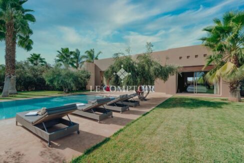 Le Comptoir Immobilier Agence Immobiliere Marrakech Vente Villa Jardin Piscine Route Fes Marrakech 8