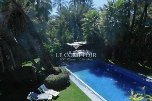 Le Comptoir Immobilier Agence Immobiliere Marrakech Vente Villa Palmeraie Jardin Piscine Circuit 13