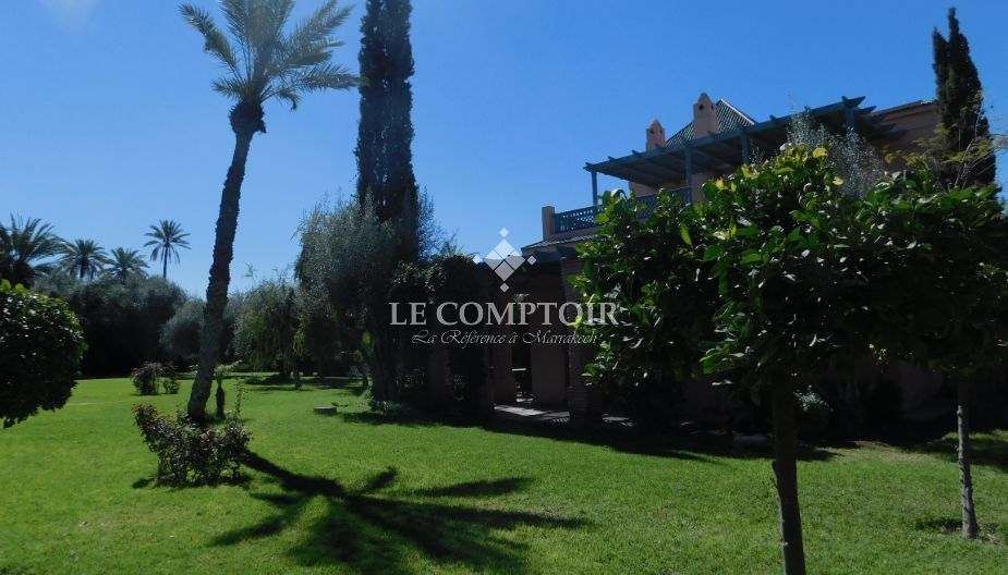 Le Comptoir Immobilier Agence Immobiliere Marrakech Villa Palmeraie Location Piscine Jardin Securisee 10