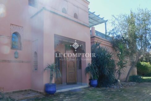 Le Comptoir Immobilier Agence Immobiliere Marrakech Villa Palmeraie Location Piscine Jardin Securisee 11