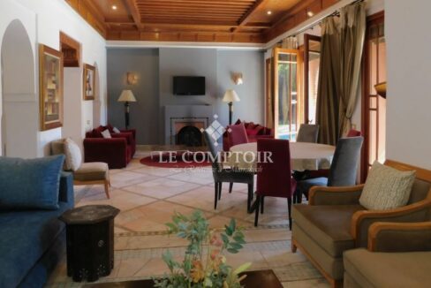 Le Comptoir Immobilier Agence Immobiliere Marrakech Villa Palmeraie Location Piscine Jardin Securisee 2