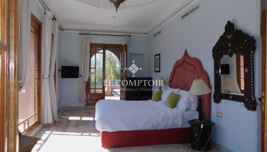 Le Comptoir Immobilier Agence Immobiliere Marrakech Villa Palmeraie Location Piscine Jardin Securisee 6