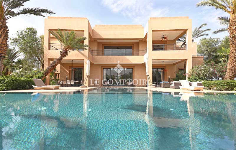 Vente Villa Marrakech Le Comptoir Immobilier Agence Immobiliere Marrakech Villa Prestige Luxe Marrakech Moderne Privee Jardin 1