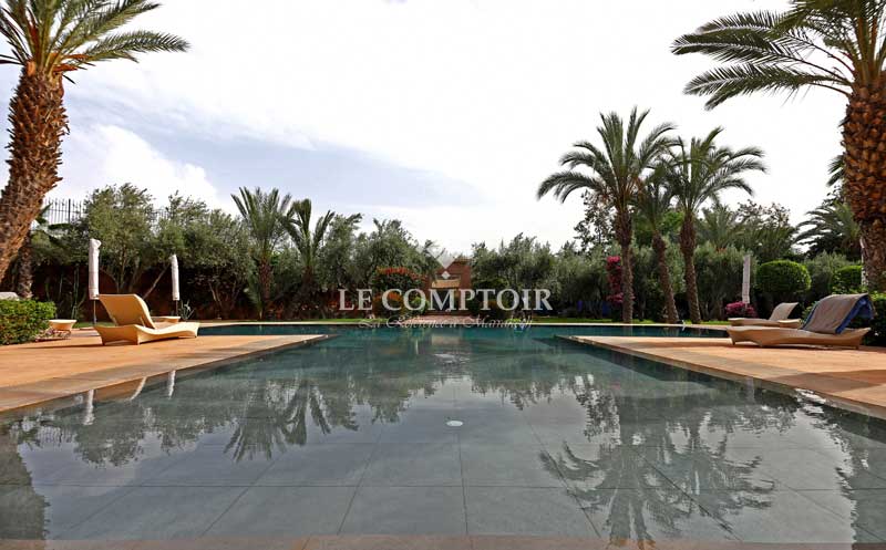 Vente Villa Marrakech Le Comptoir Immobilier Agence Immobiliere Marrakech Villa Prestige Luxe Marrakech Moderne Privee Jardin 3