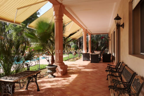 Le Comptoir Immobilier Agence Immobiliere Marrakech Villa Prestige Luxe Palmeraie Piscine Palmiers 10