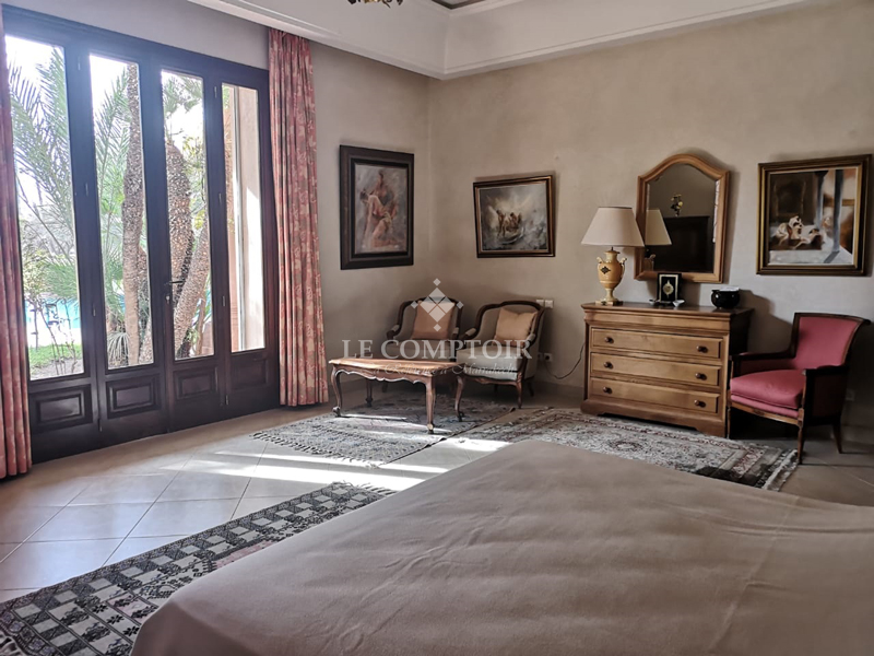 Le Comptoir Immobilier Agence Immobiliere Marrakech Villa Prestige Luxe Palmeraie Piscine Palmiers 12
