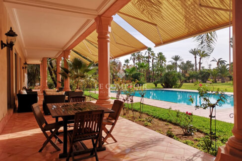 Le Comptoir Immobilier Agence Immobiliere Marrakech Villa Prestige Luxe Palmeraie Piscine Palmiers 6