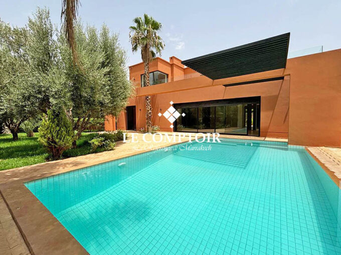 Le Comptoir Immobilier Agence Immobiliere Marrakech Villa Standing Immo Agence Maroc Marrakech Vente Invest Luxe Standing Moderne Piscine 39