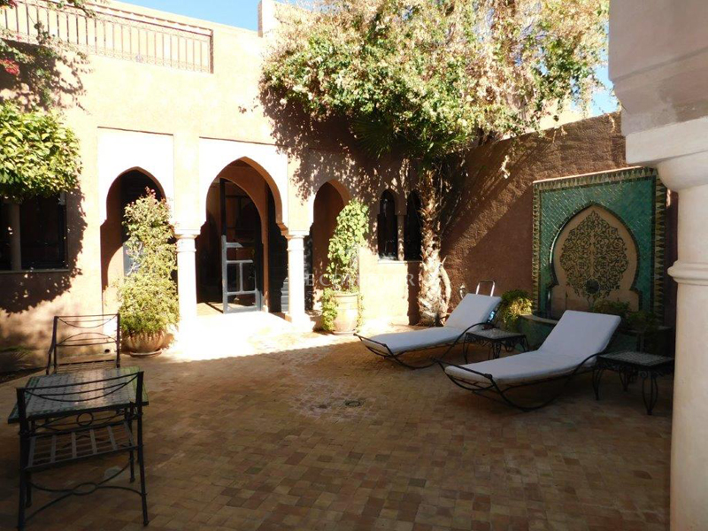 Le Comptoir Immobilier Agence Immobiliere Marrakech Villa Style Riad Meublee Equipee Moderne Residence Luxe Palmeraie Dar Lamia 2