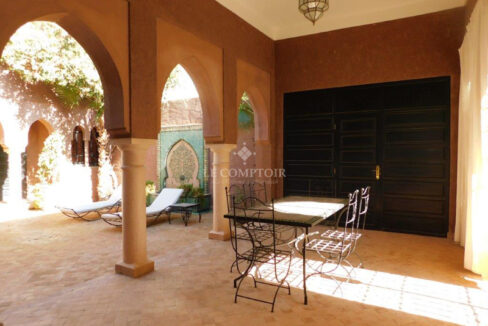 Le Comptoir Immobilier Agence Immobiliere Marrakech Villa Style Riad Meublee Equipee Moderne Residence Luxe Palmeraie Dar Lamia 3