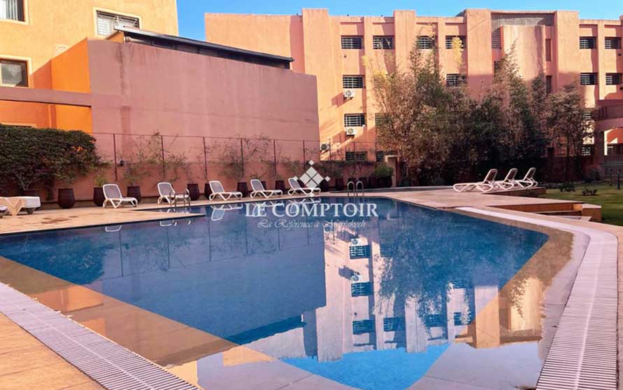 Le Comptoir Immobilier Agence Immobiliere Marrakech Appartement Marrakech Location Piscine Collective Residence Securisee 7