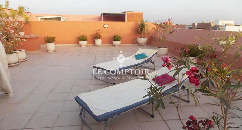 Le Comptoir Immobilier Agence Immobiliere Marrakech Appartement Non Meuble Majorelle Terrasse Roof Top Marrakech Centre Ville 5