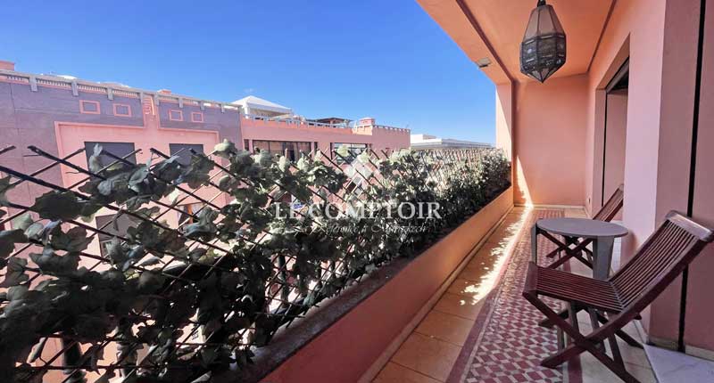 Le Comptoir Immobilier Agence Immobiliere Marrakech Appartement Terrasse Roof Top Centre Ville Gueliz Marrakech Location Central Maroc 1