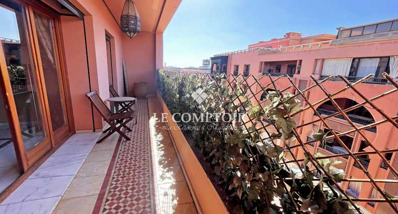 Le Comptoir Immobilier Agence Immobiliere Marrakech Appartement Terrasse Roof Top Centre Ville Gueliz Marrakech Location Central Maroc 11