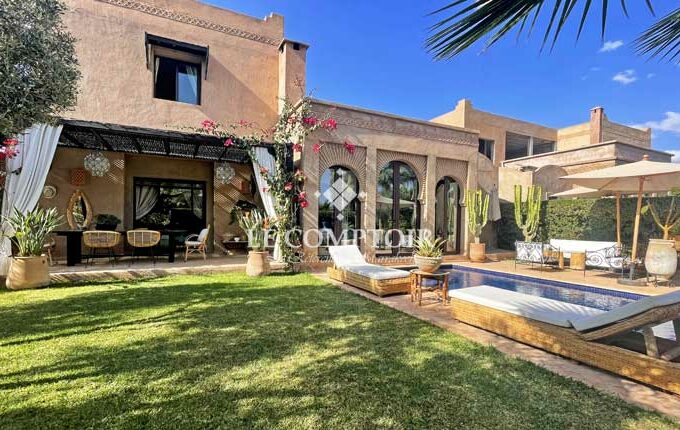 Le Comptoir Immobilier Agence Immobiliere Marrakech Villa Privee Piscine Route Fes Marrakech Maroc Securise Magnifique Renovee 29
