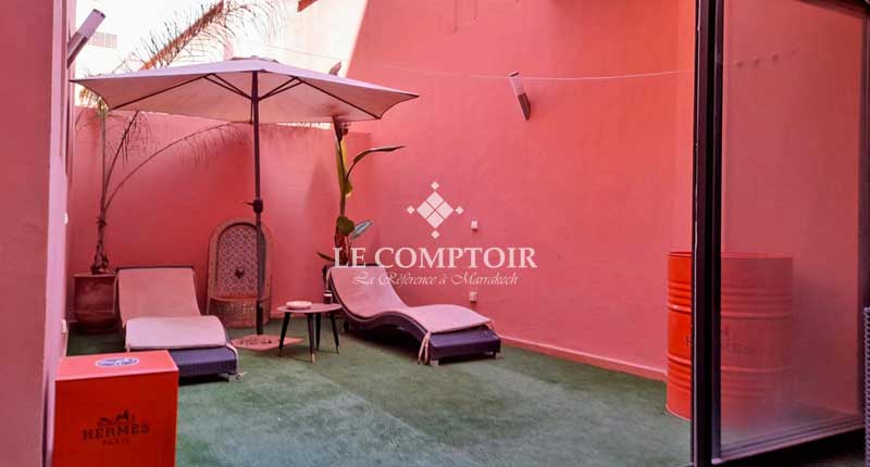 Le Comptoir Immobilier Agence Immobiliere Marrakech Location Appartement Gueliz Marrakech Terrasse 5