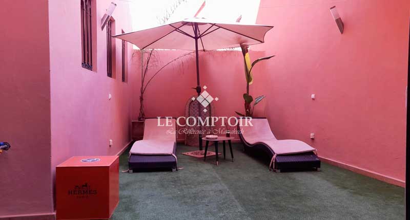 Le Comptoir Immobilier Agence Immobiliere Marrakech Location Appartement Gueliz Marrakech Terrasse