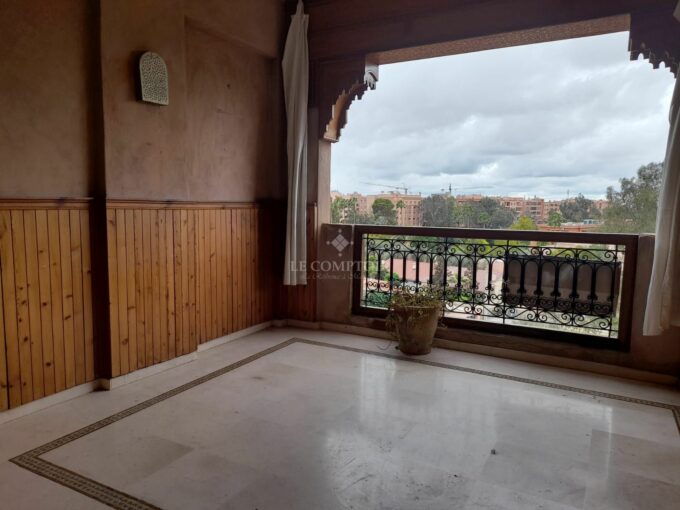Le Comptoir Immobilier Agence Immobiliere Marrakech Location Appartement Terrasse Victor Hugo Marrakech 2