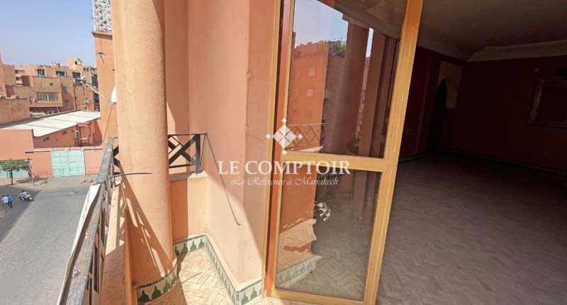 Le Comptoir Immobilier Agence Immobiliere Marrakech Appartement Residence Centre Ville Gueliz A Renover Travaux Spacieux Dernier Etage Marrakech 14