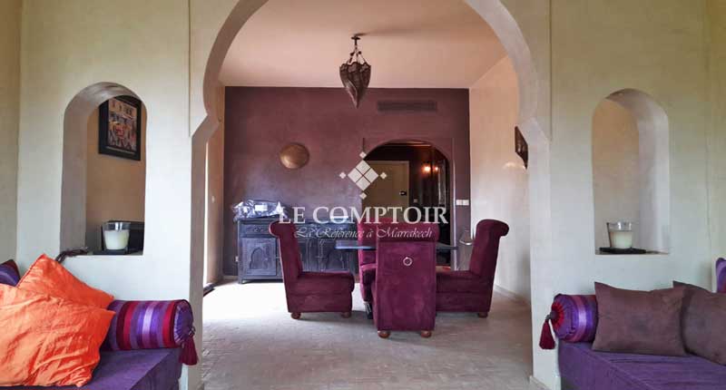 Le Comptoir Immobilier Agence Immobiliere Marrakech Location Appartement Palmeraie Terrasse Piscine 2