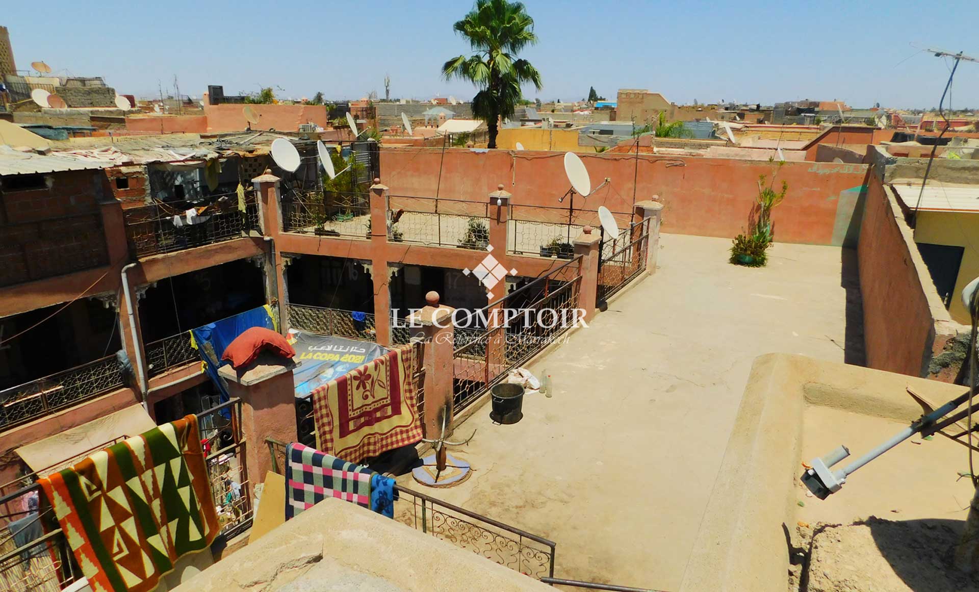Le Comptoir Immobilier Agence Immobiliere Marrakech Riad A Renover Ben Saleh Marrakech Terrasse Patio Vente 10