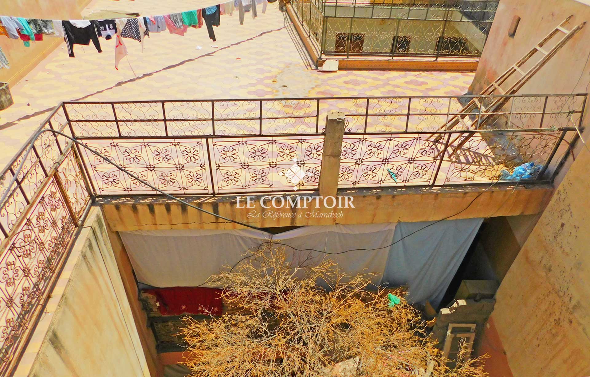 Le Comptoir Immobilier Agence Immobiliere Marrakech Riad A Renover Ben Saleh Marrakech Terrasse Patio Vente 11