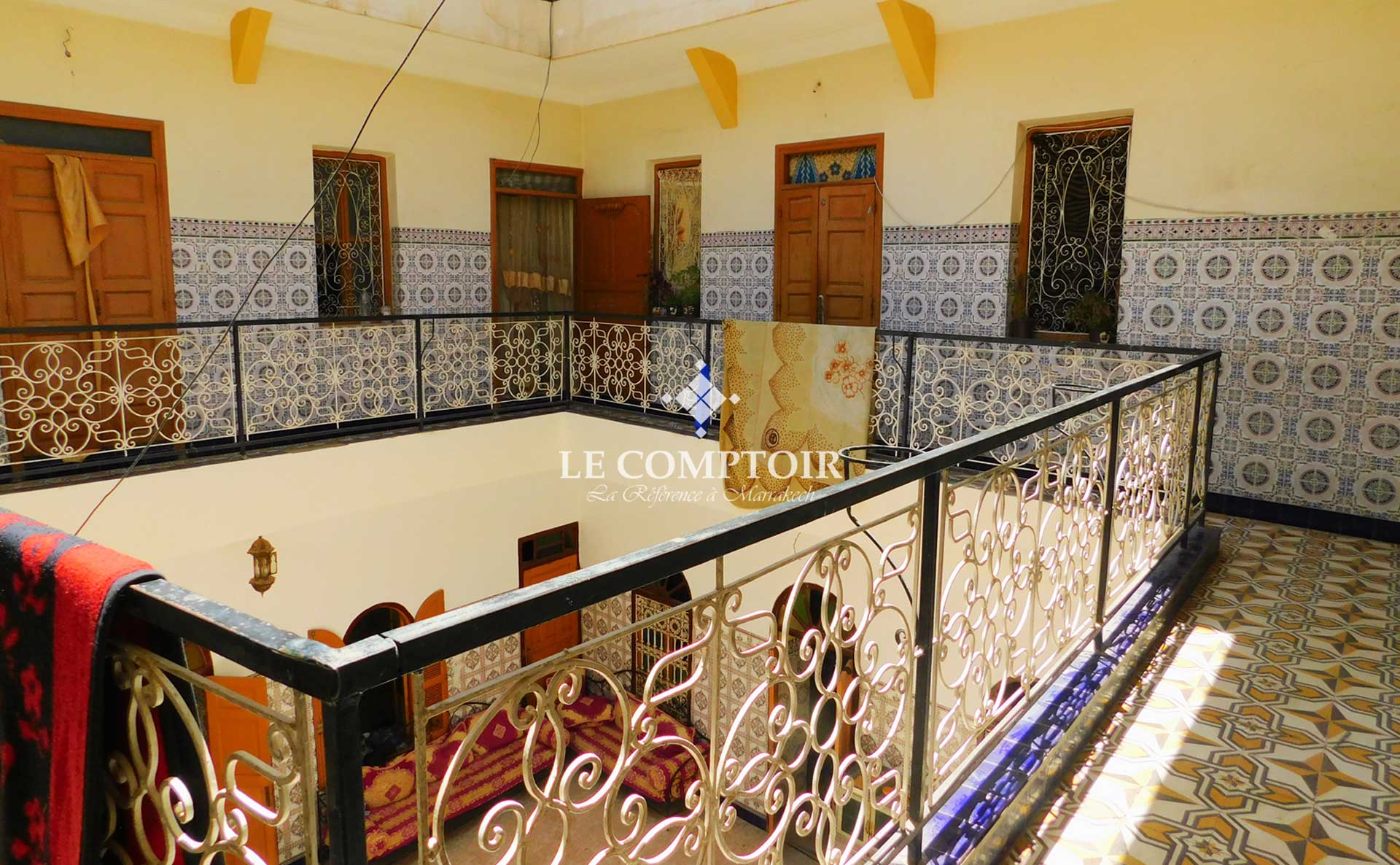 Le Comptoir Immobilier Agence Immobiliere Marrakech Riad A Renover Ben Saleh Marrakech Terrasse Patio Vente 3