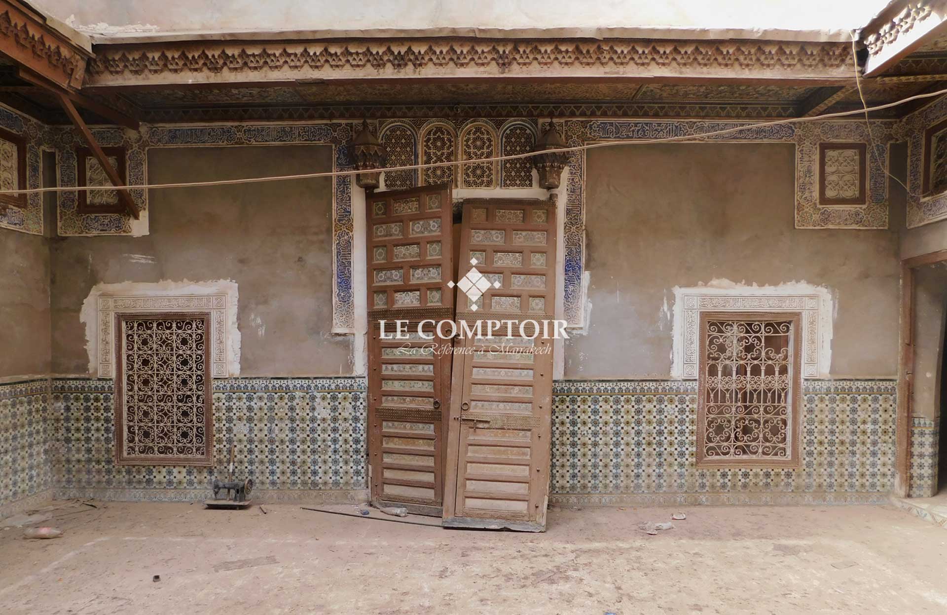 Le Comptoir Immobilier Agence Immobiliere Marrakech Vente Riad A Renover Medina Marrakech 3