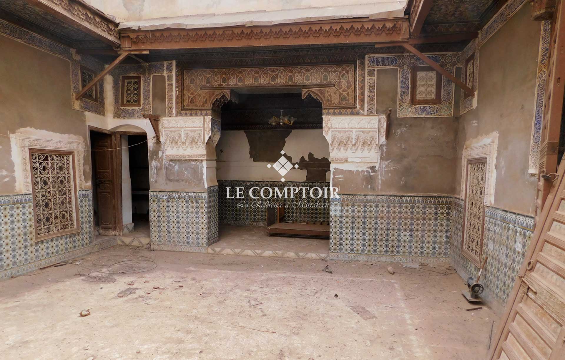 Le Comptoir Immobilier Agence Immobiliere Marrakech Vente Riad A Renover Medina Marrakech 5