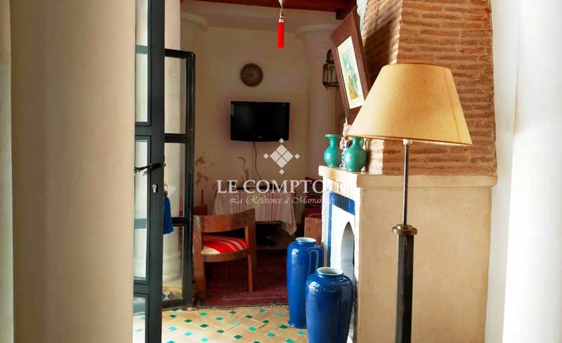 Le Comptoir Immobilier Agence Immobiliere Marrakech Vente Riad Renove Marrakech Medina Patio 5