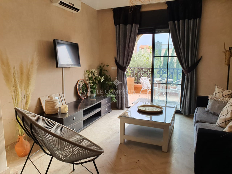 Le Comptoir Immobilier Agence Immobiliere Marrakech Appartement Residence Standing Grande Terrasse Piscine Collective 10