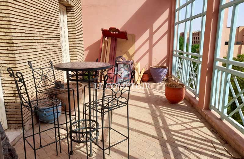 Le Comptoir Immobilier Agence Immobiliere Marrakech Location Appartement Hivernage Piscine Jardin Terrasse 7