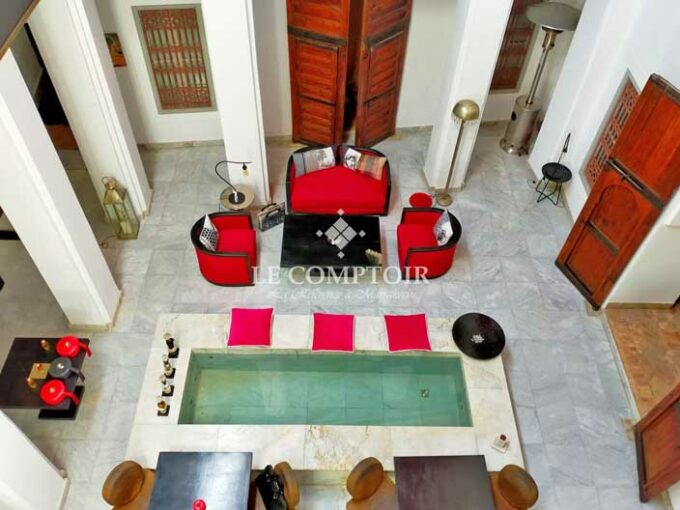 Le Comptoir Immobilier Agence Immobiliere Marrakech Riad Renove Marrakech Place Bassin Maison Dhotes Titre 13