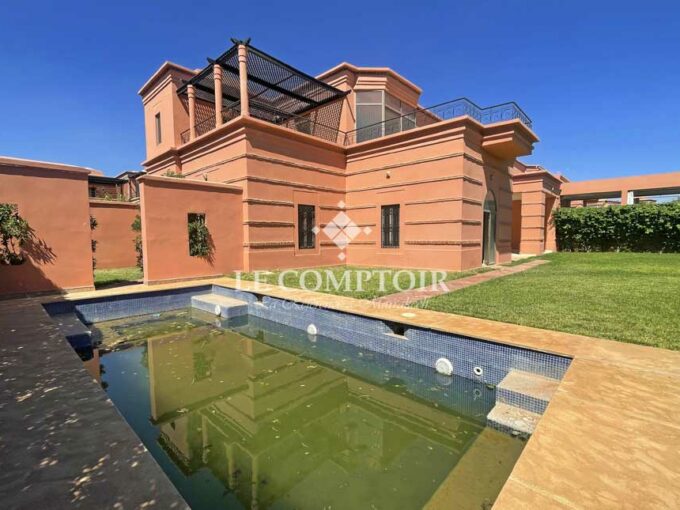Le Comptoir Immobilier Agence Immobiliere Marrakech Villa Amelkis Marrakech Golf Prestige Vente Piscine 4