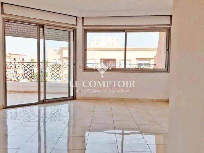 Le Comptoir Immobilier Agence Immobiliere Marrakech Location Gueliz Appartement Vide Terrasse 3