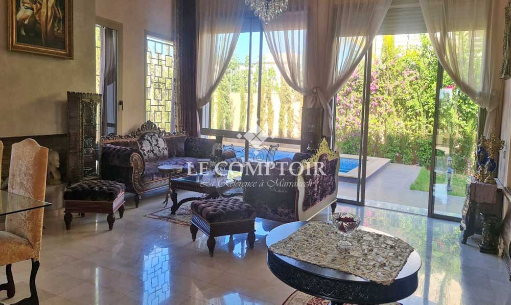 Le Comptoir Immobilier Agence Immobiliere Marrakech Location Villa Agdal Jardin 13